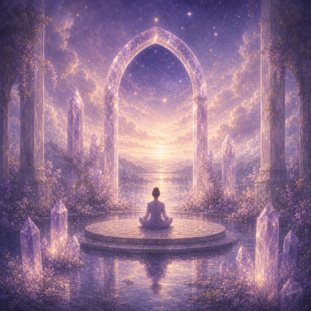 Spirituelles Wachstum Subliminal Audio Covermotiv für Soul-Stories Audio